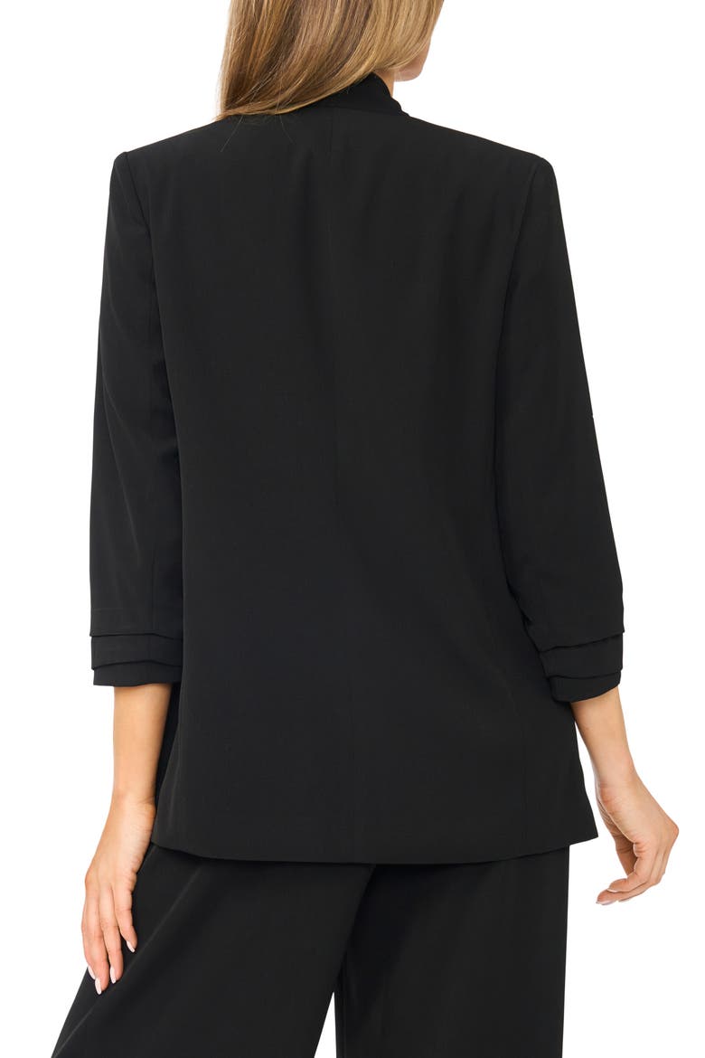 Open Front Blazer, Alternate, color, RICH BLACK