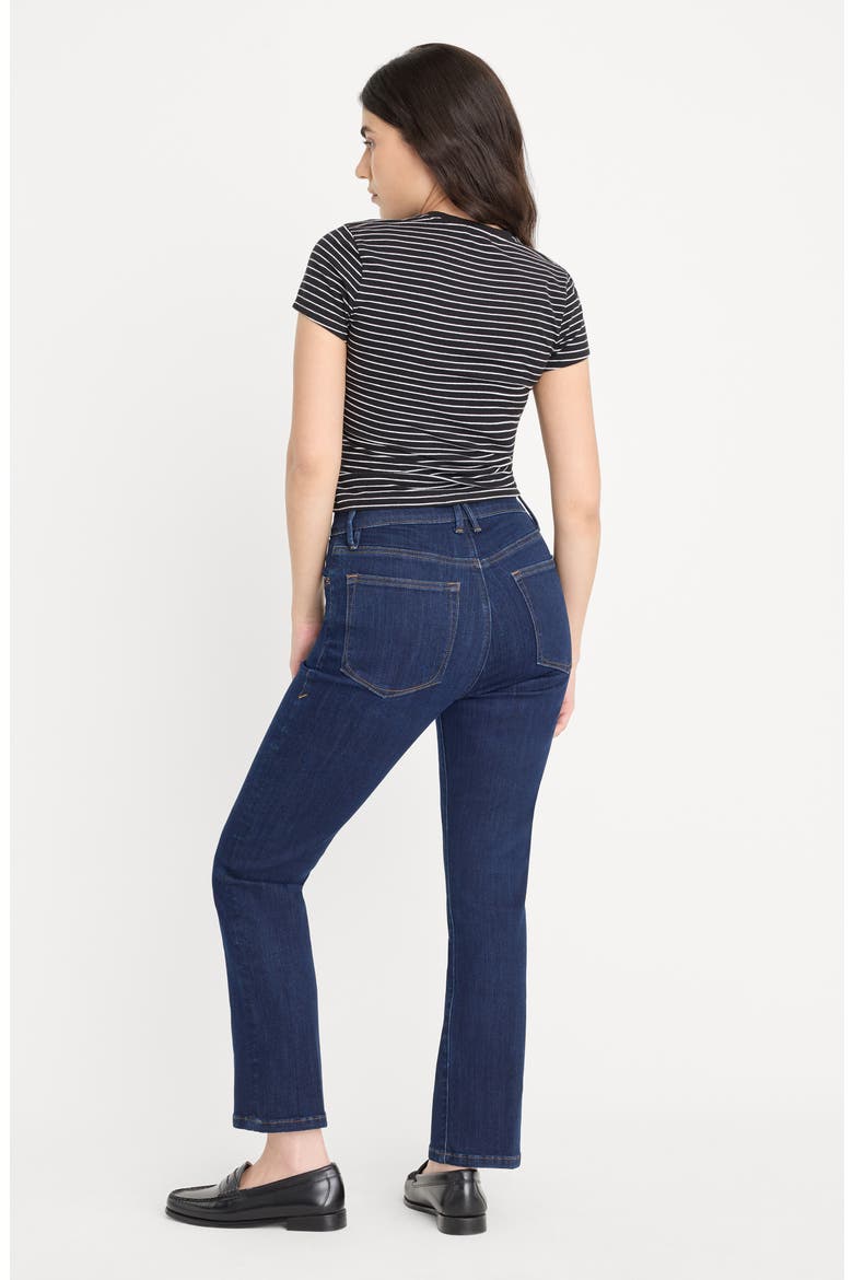 Good Petite High Waist Straight Leg Jeans, Alternate, color, INDIGO1153