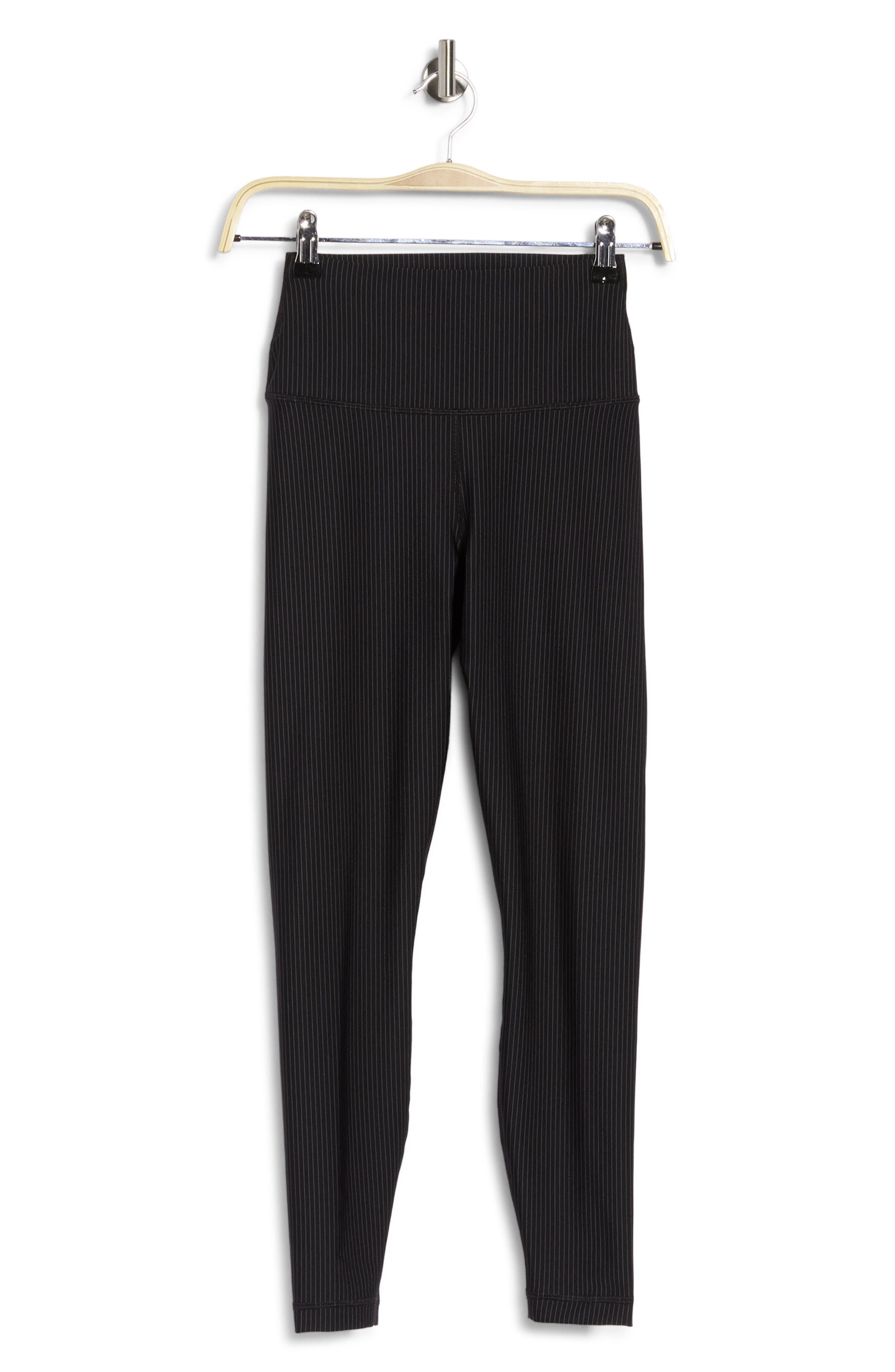 Pinstripe High Waist Performance Leggings