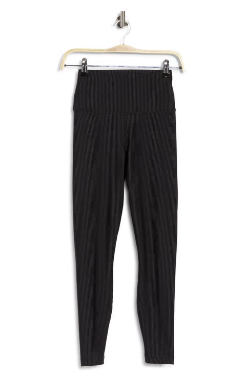 Pinstripe High Waist Performance Leggings