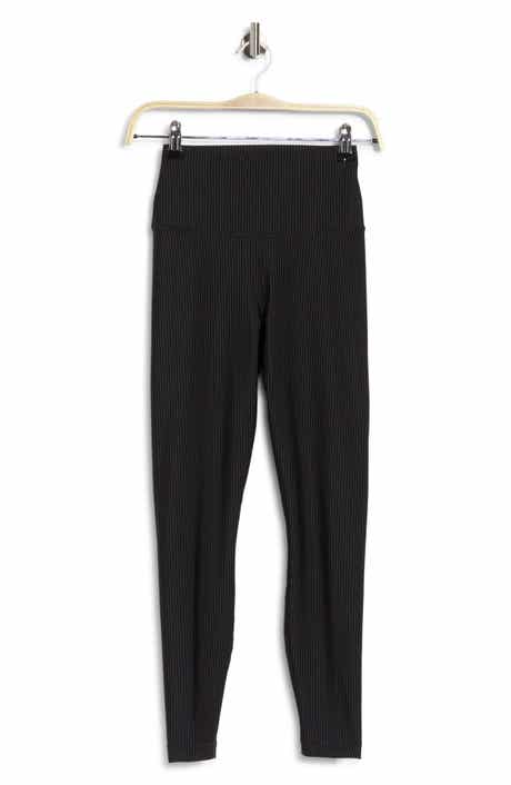Pinstripe High Waist Performance Leggings