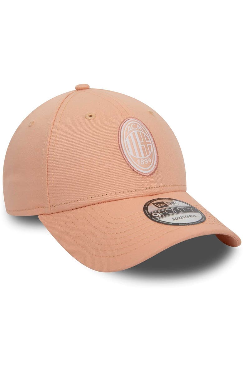New Era Men's New Era Pink AC Milan Seasonal 9FORTY Adjustable Hat, Alternate, color, Pink
