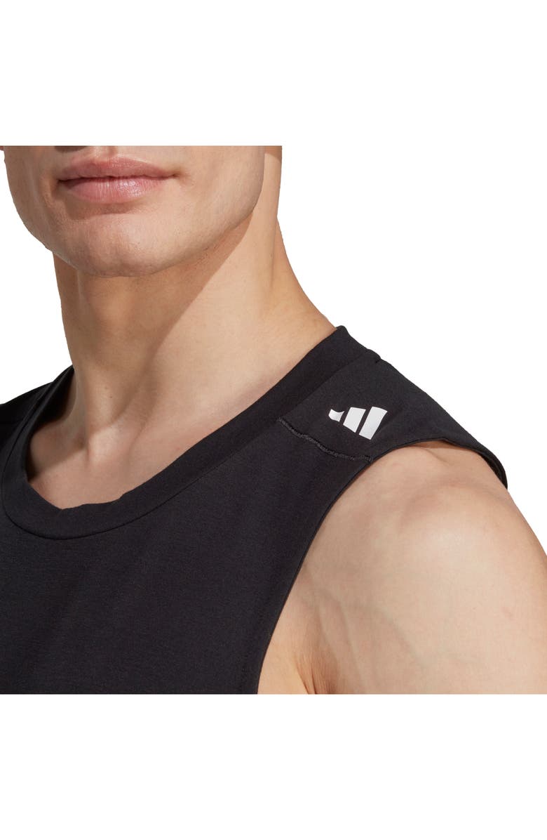 adidas Logo Cotton Blend Tank Top, Alternate, color,