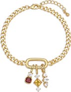 EYE CANDY LOS ANGELES Solara Charm Chain Bracelet