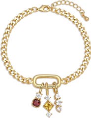 EYE CANDY LOS ANGELES Solara Charm Chain Bracelet