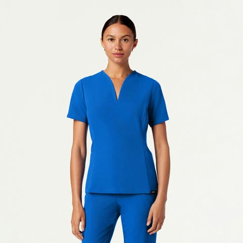 Calix Women's 2-Pocket Tailored V-Neck Scrub Top