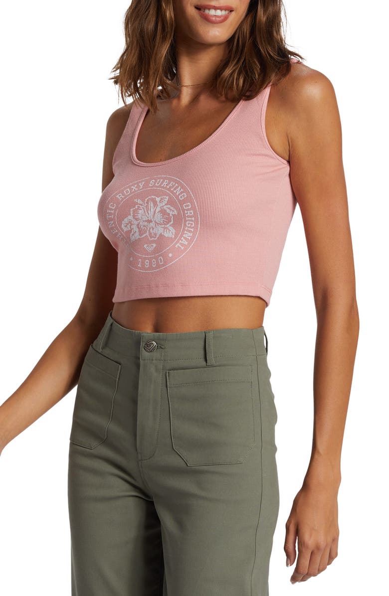Roxy Surfing Dive In Crop Tank, Alternate, color,