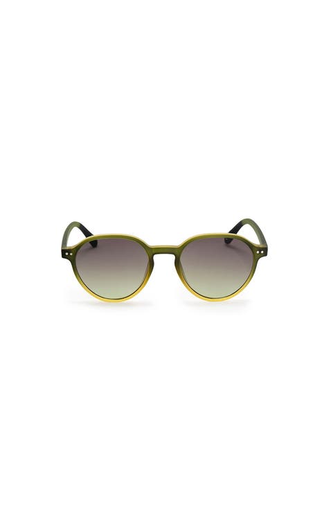 Immanuel Lightweight & Fashionable Round UV Protection Sunglasses