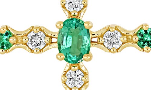 Bony Levy El Mar Diamond & Gemstone Cross Pendant Necklace In Gold
