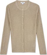 Reiss Milo Metallic Rib Cardigan