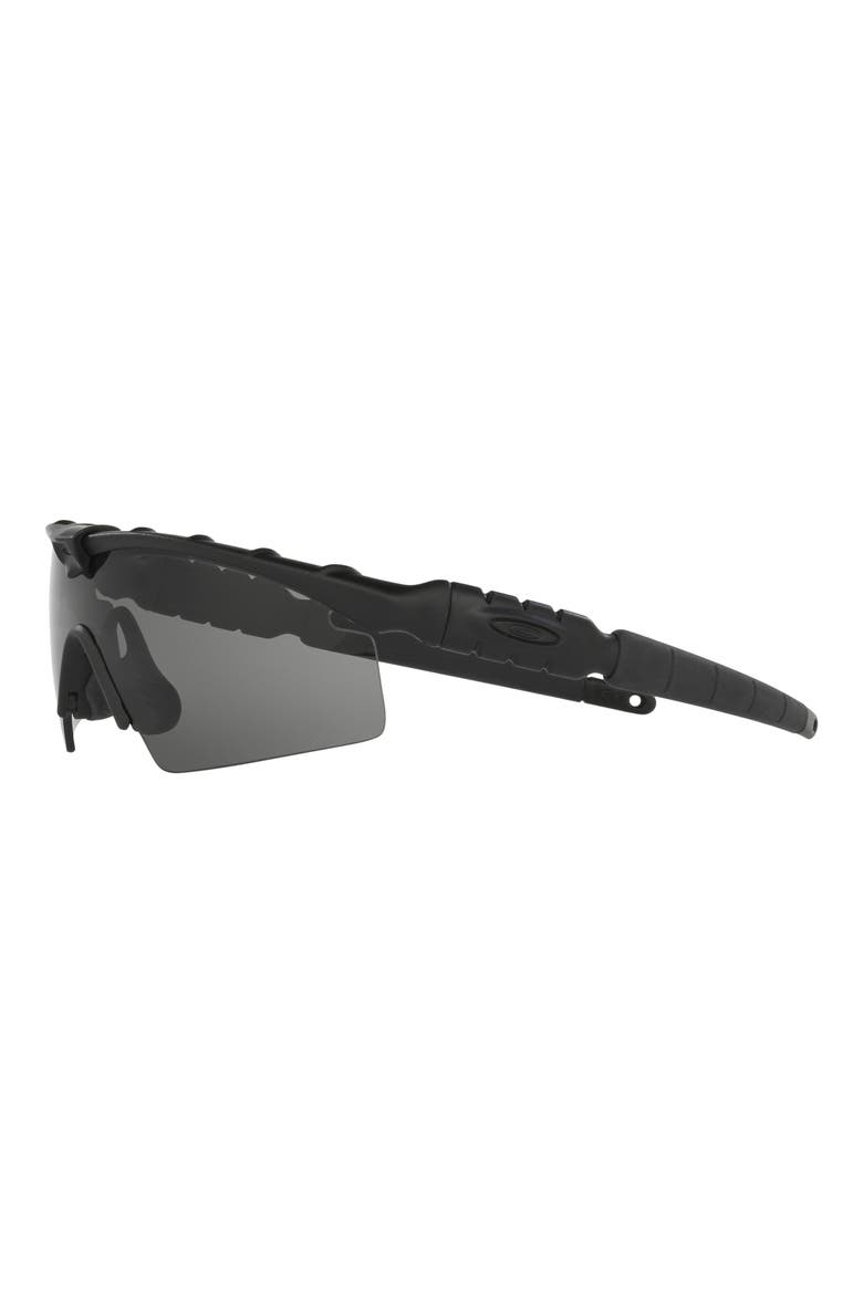 M Frame 2.0 Strike 130mm Semi Rimless Rectangular Sunglasses, Alternate, color, MATTE BLACK