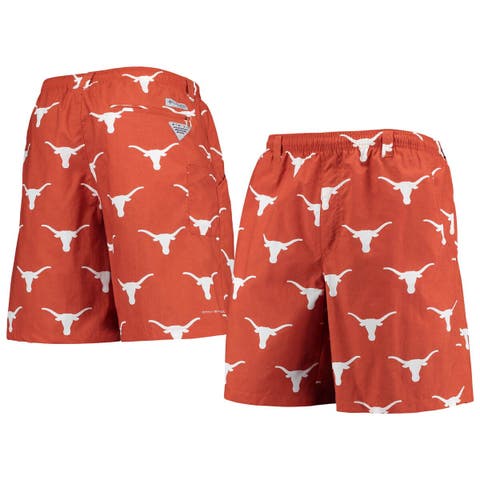 Men's Columbia Texas Orange Texas Longhorns PFG Backcast II 8" Omni-Shade Hybrid Shorts