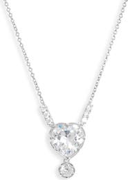 Nadri Blythe Heart Pendant Necklace