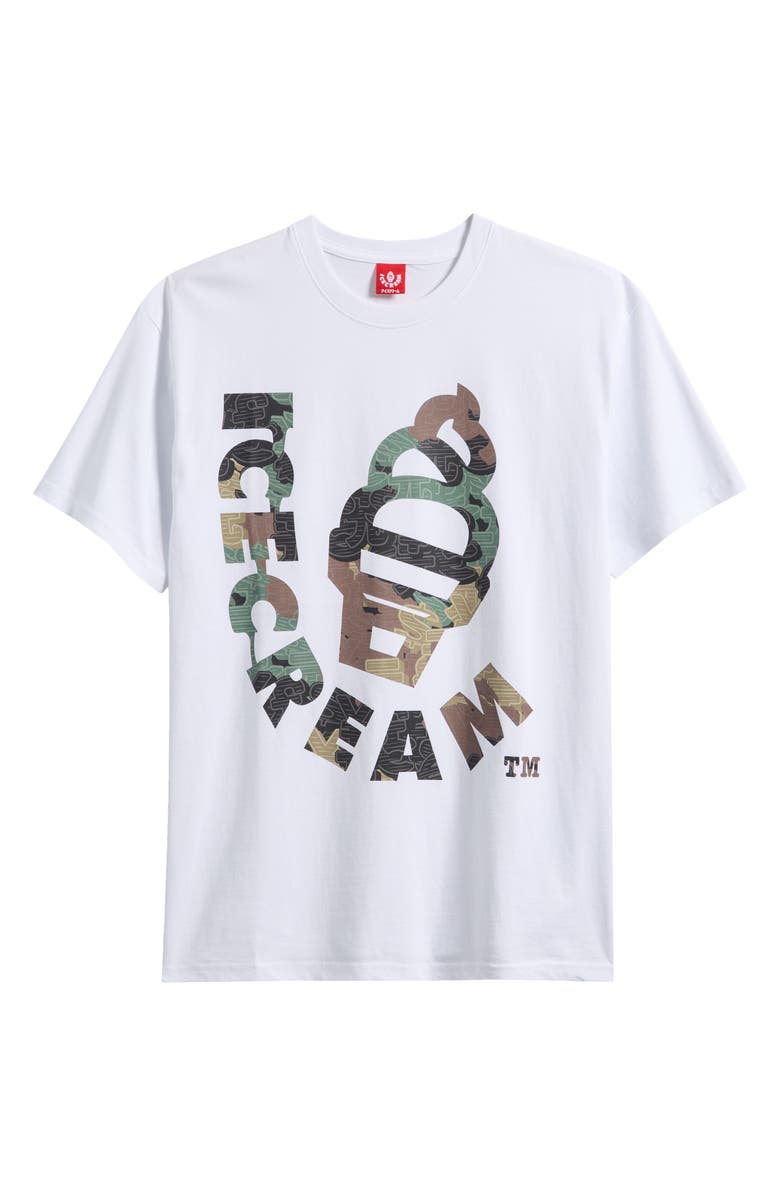 ICECREAM Cover Graphic T-Shirt, Alternate, color, White