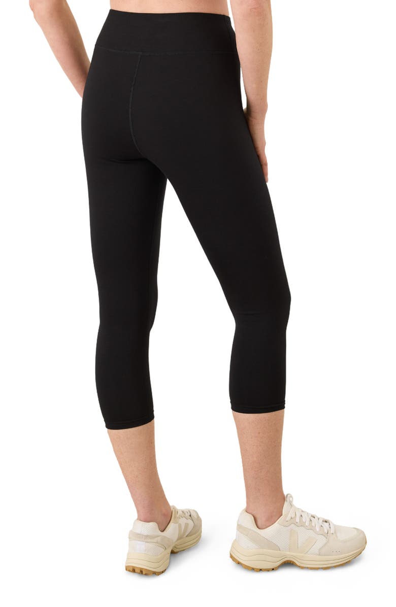 Pact On The Go-To Cropped Legging Made With Organic Cotton, Alternate, color, Black