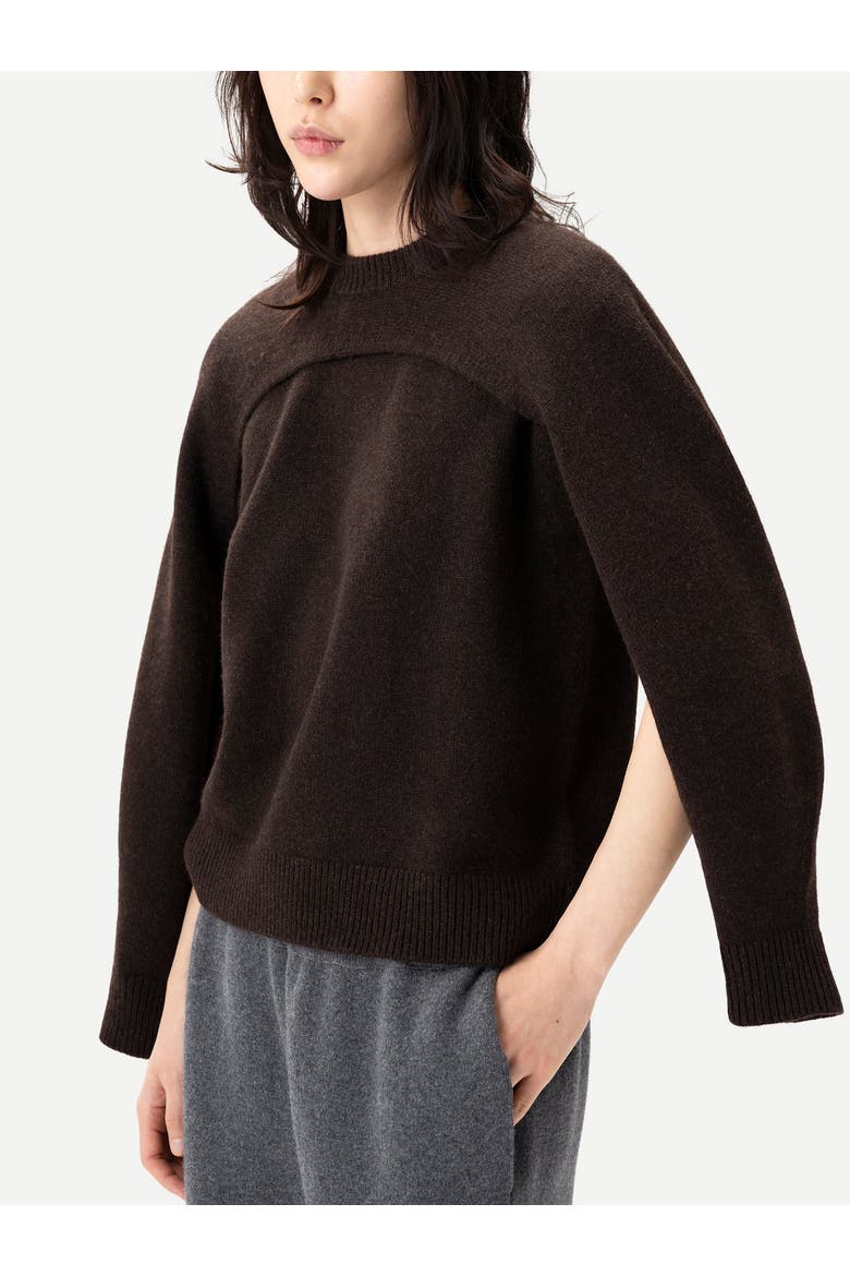 Cashmere Crewneck Twin Set, Alternate, color, mole