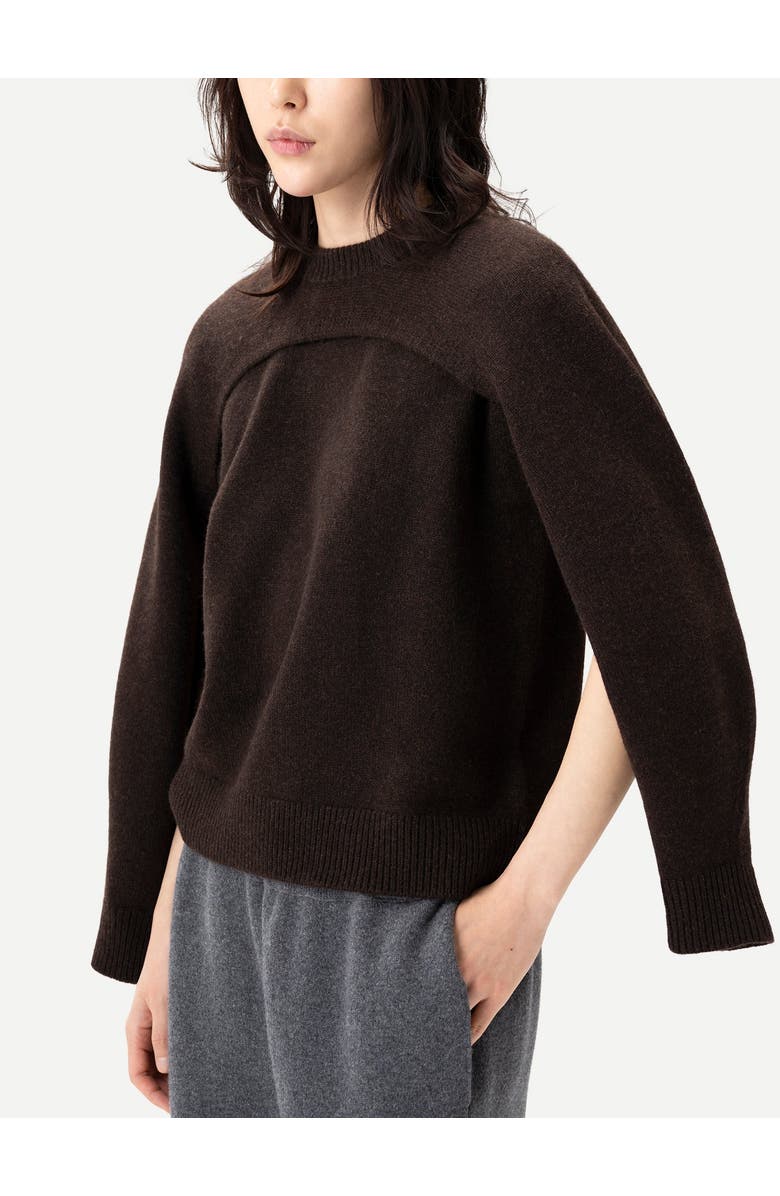 Gobi Cashmere Cashmere Crewneck Twin Set, Alternate, color, Mole