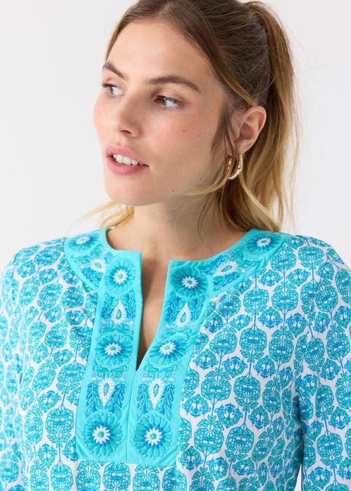 Cabana Life Tunic Dress In Blue