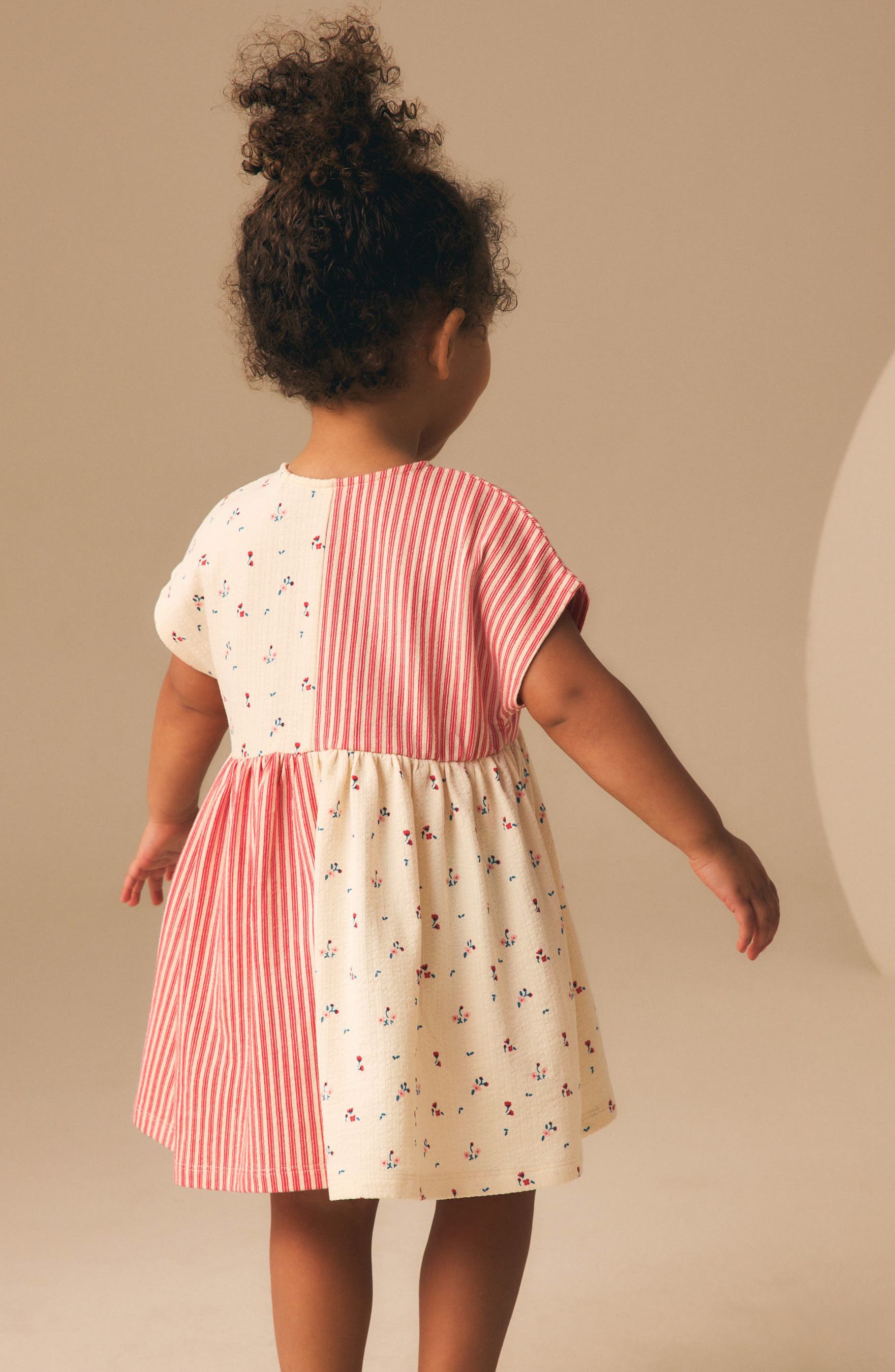 NEXT Kids' Embroidered Patchwork Dress — фото 8