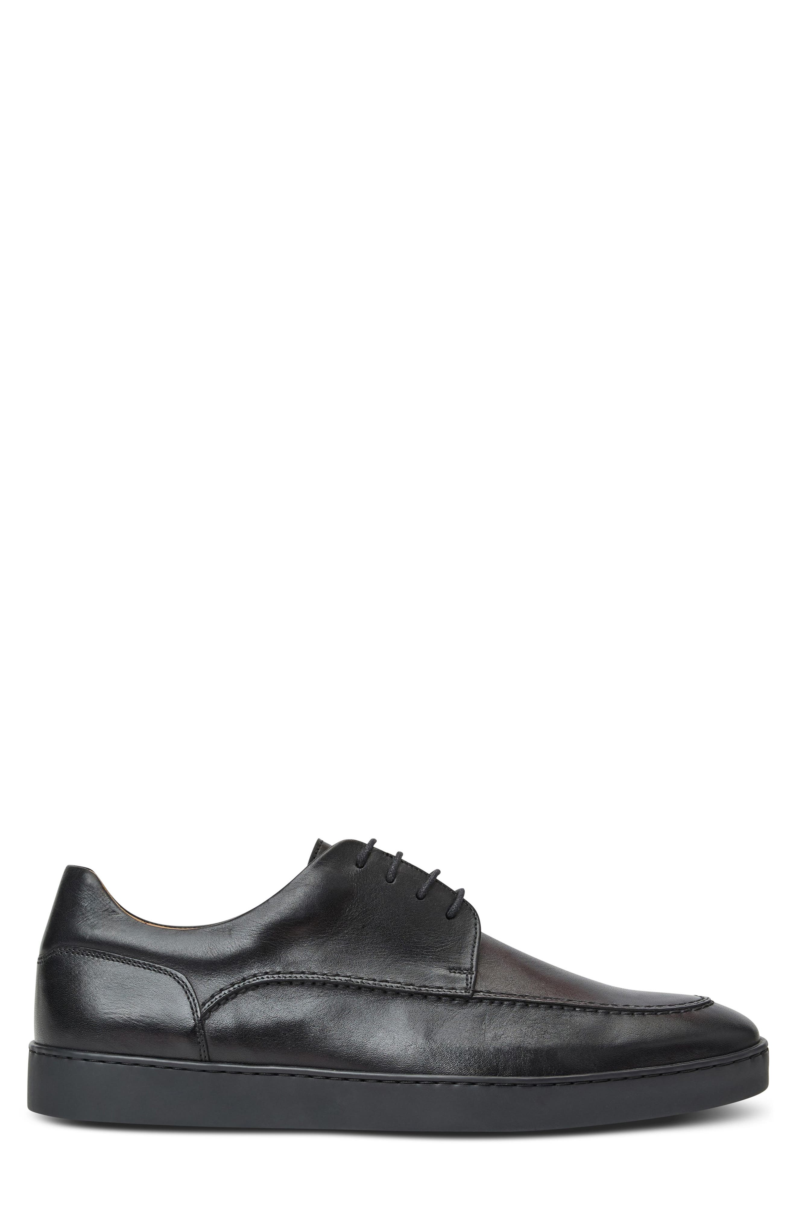 Bruno Magli Perseo Apron Toe Derby, Alternate, color, Black/ Black