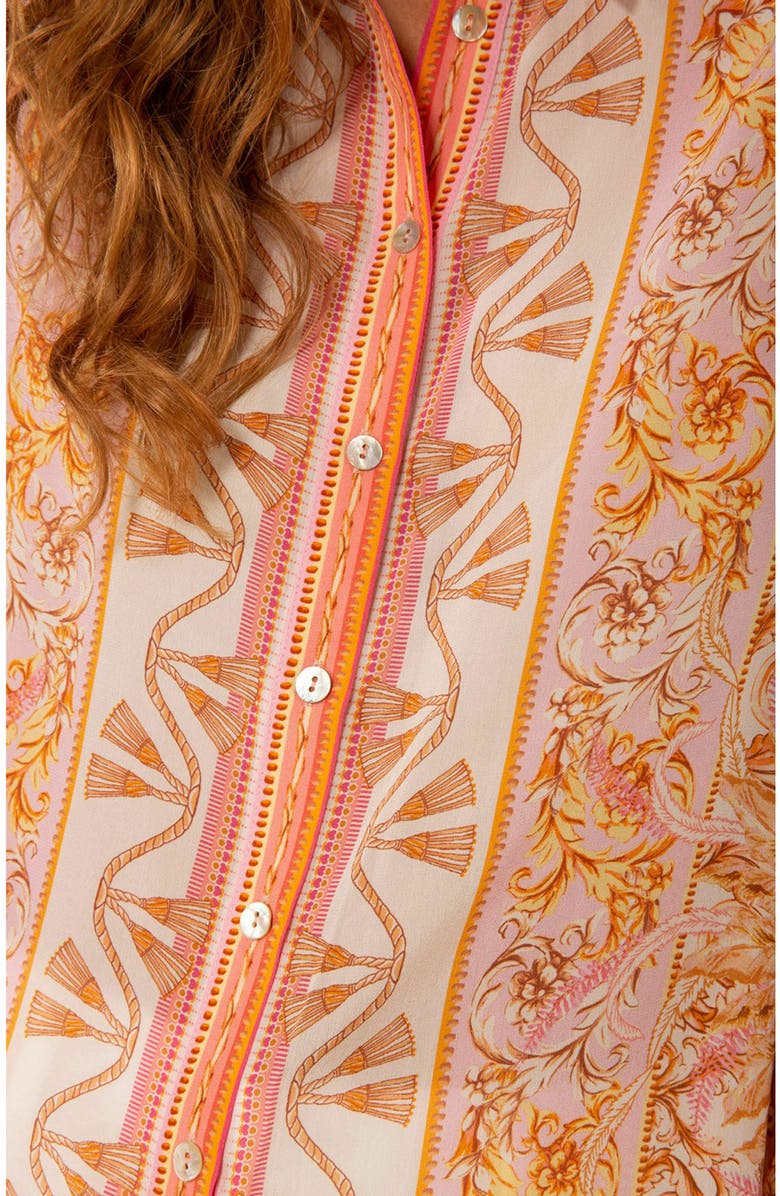 Hale Bob Ryleigh Silk Top, Alternate, color, 