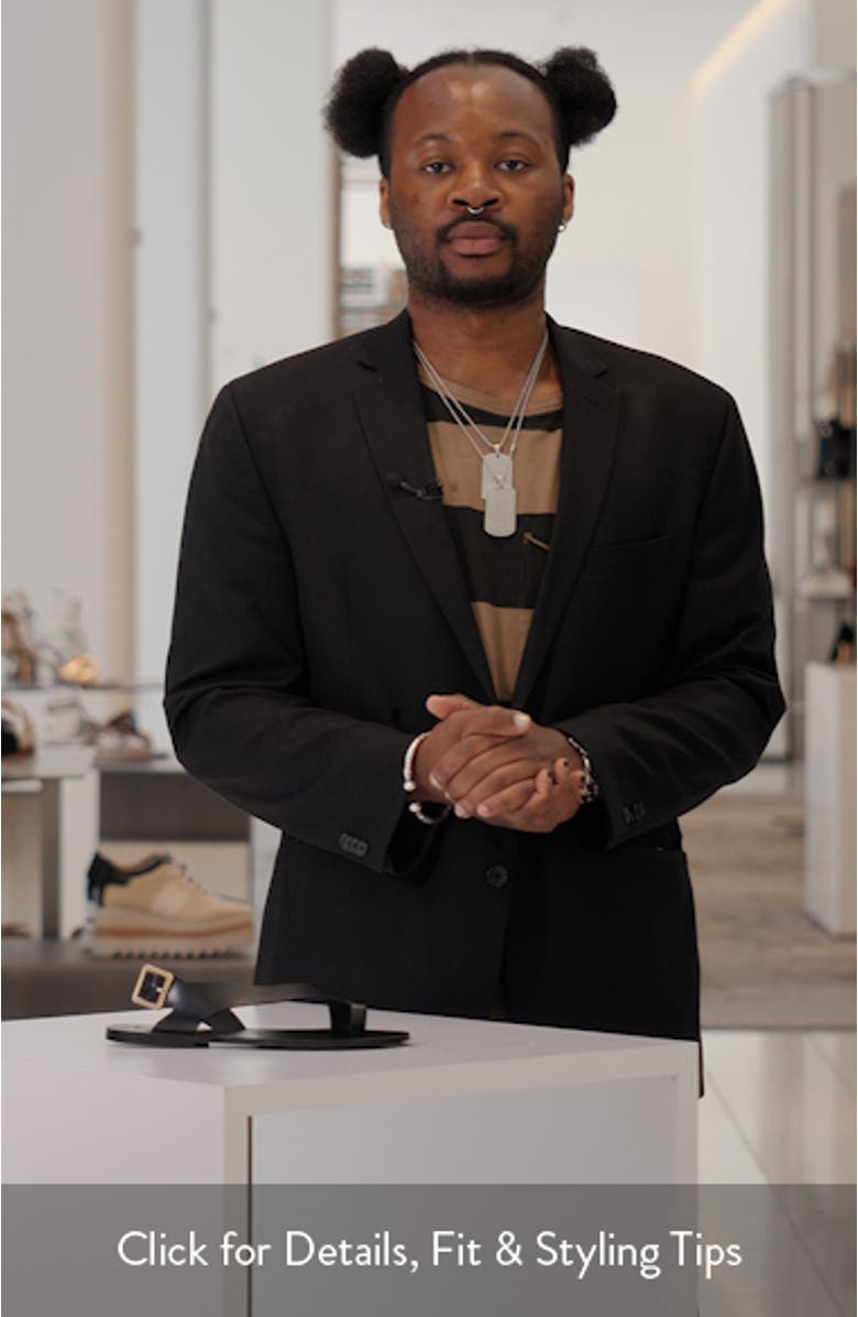 Toe Loop Flat Sandal, sales video thumbnail