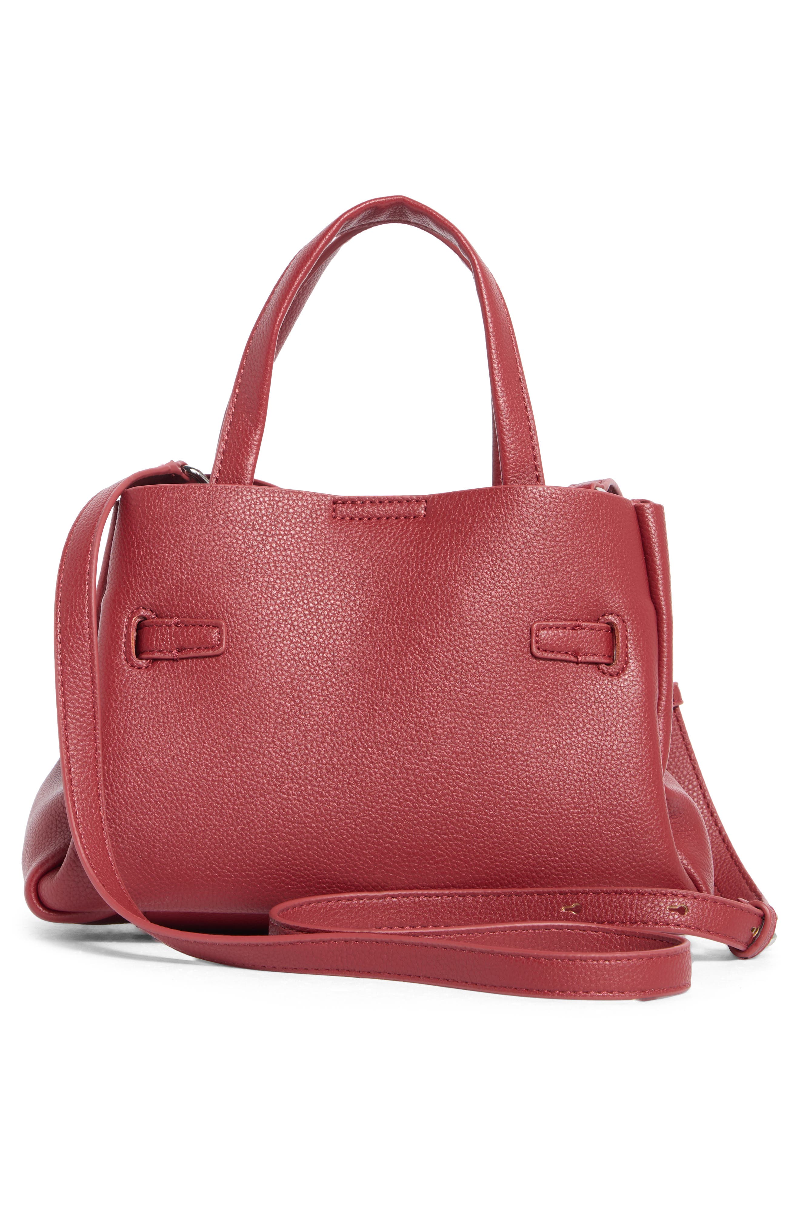 Bryar Small Satchel, Alternate, color, RHYTHM RED