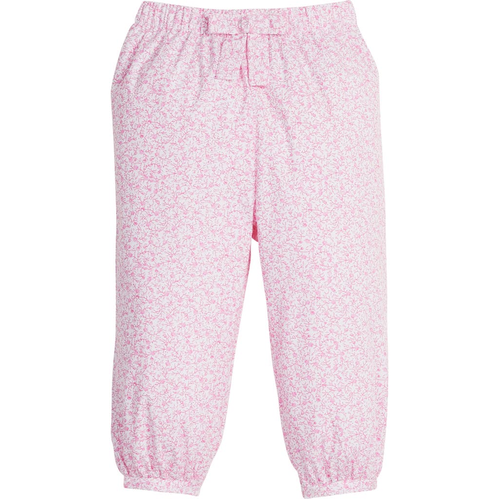 Little English Kids' Floral Banded Bow Pant In Pink