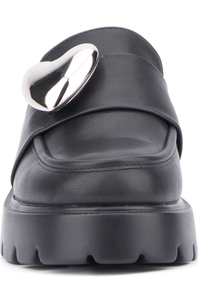 OLIVIA MILLER Heartless Lugged Platform Mule, Alternate, color, Black