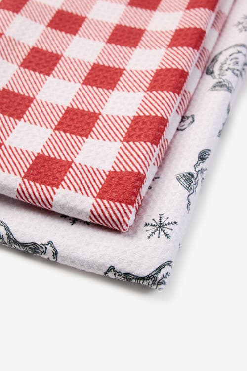 Geometry Kitchen Tea Towel Set In Multi