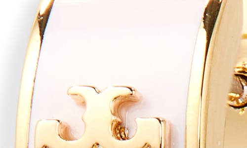 Tory Burch Tory Birch Kira Double T Huggie Hoop Earrings In Multi