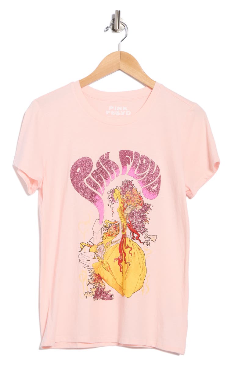 Lucky Brand Pink Floyd Shine Graphic T-Shirt, Alternate, color, Oasis Pink
