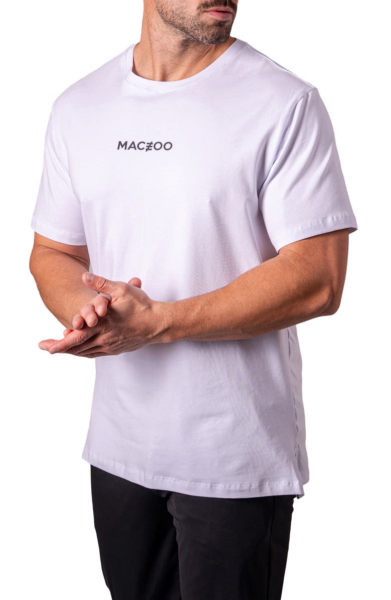 Maceoo Neon Asad Embellished T-Shirt, Alternate, color, White