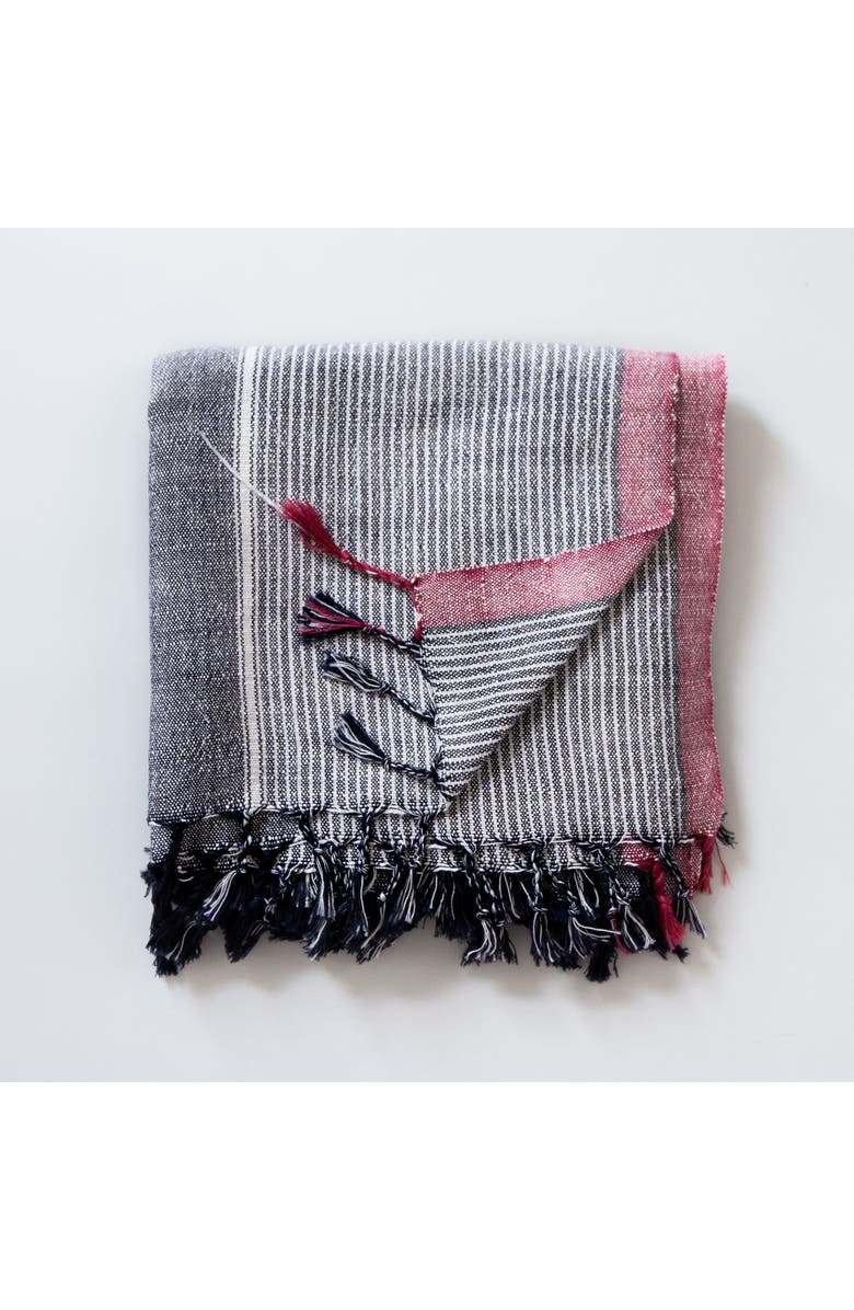 Home & Loft Charcoal Tribeca Towel, Main, color, Charcoal