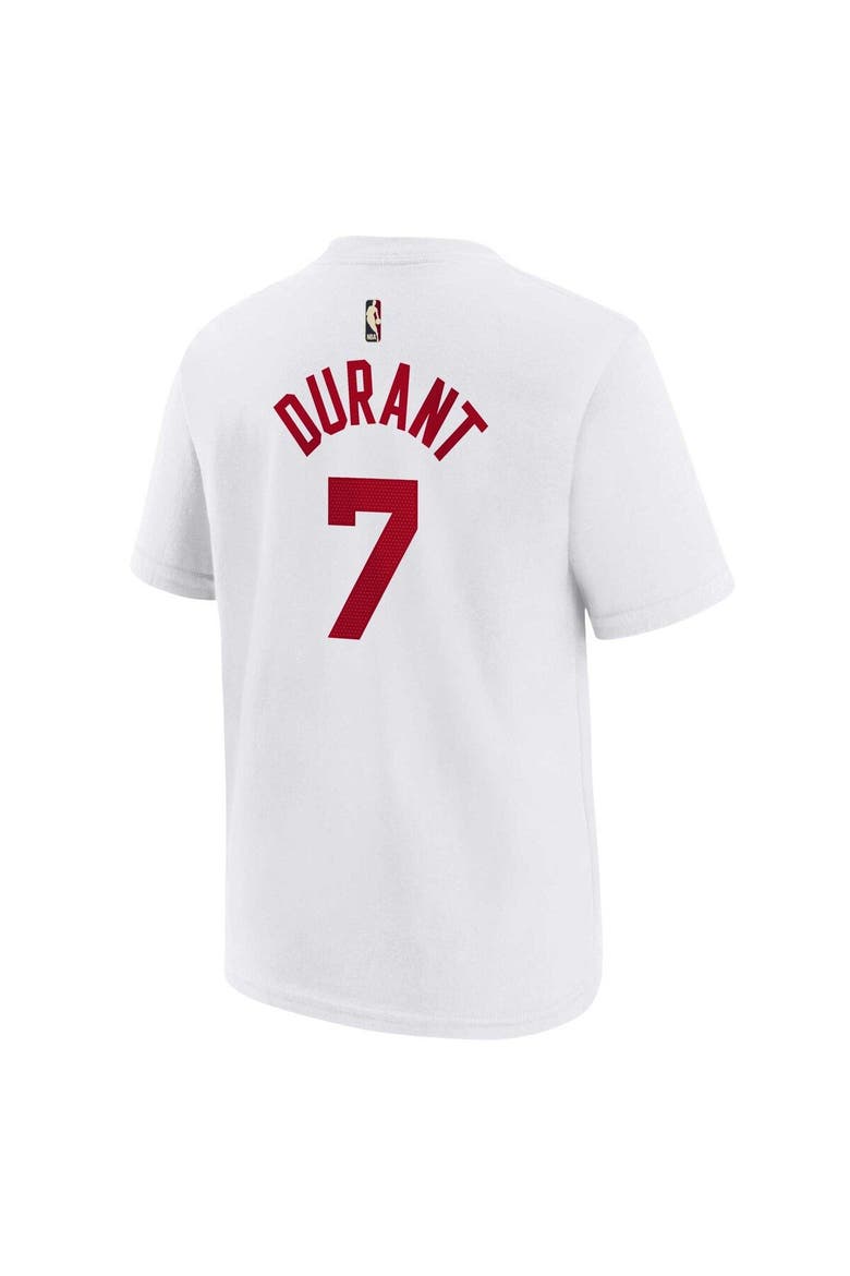 Youth Nike Kevin Durant White Brooklyn Nets 2022/23 Classic Edition Name & Number T-Shirt, Alternate, color, White