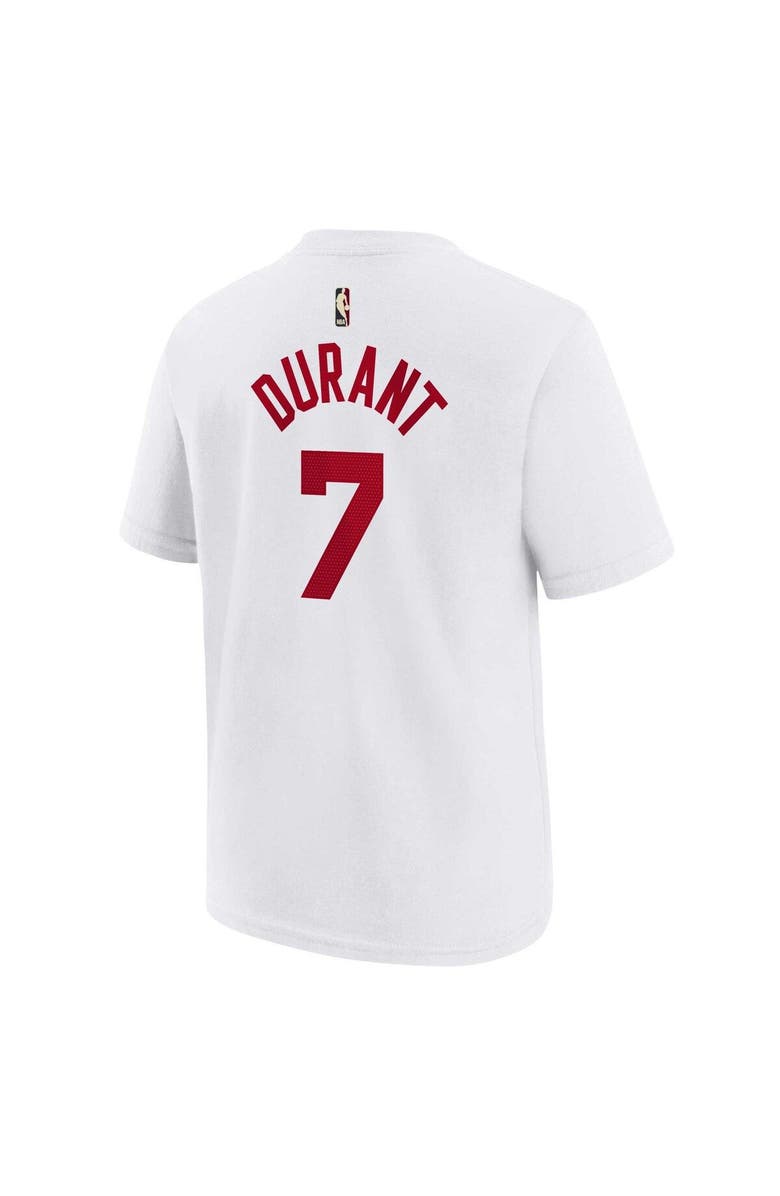 Nike Youth Nike Kevin Durant White Brooklyn Nets 2022/23 Classic Edition Name & Number T-Shirt, Alternate, color, 