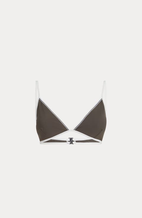 Bikini top with monili