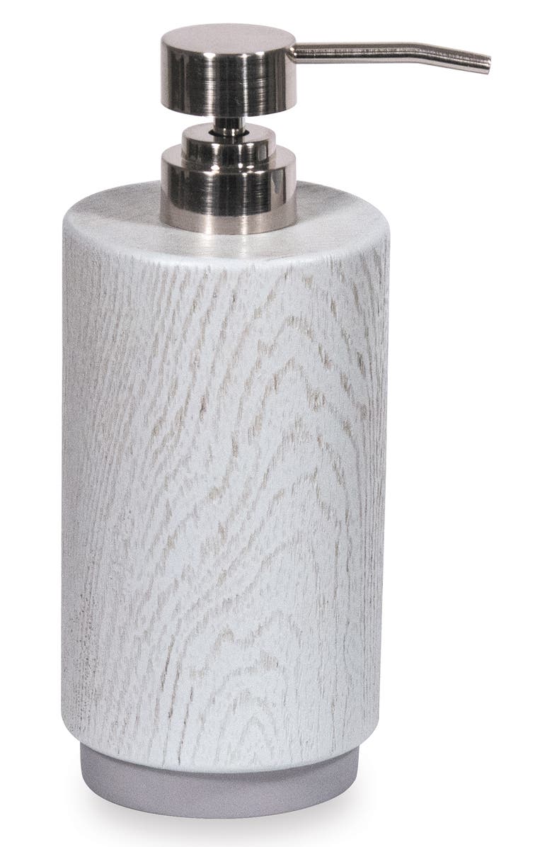 DKNY Grey Wood 4-Piece Bath Set, Alternate, color, 