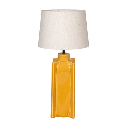 Table Lamp with Crossed Base