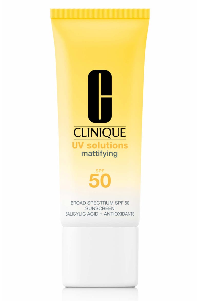 UV Solutions Mattifying Sunscreen SPF 50 with Salicylic Acid, Main, color, NO COLOR