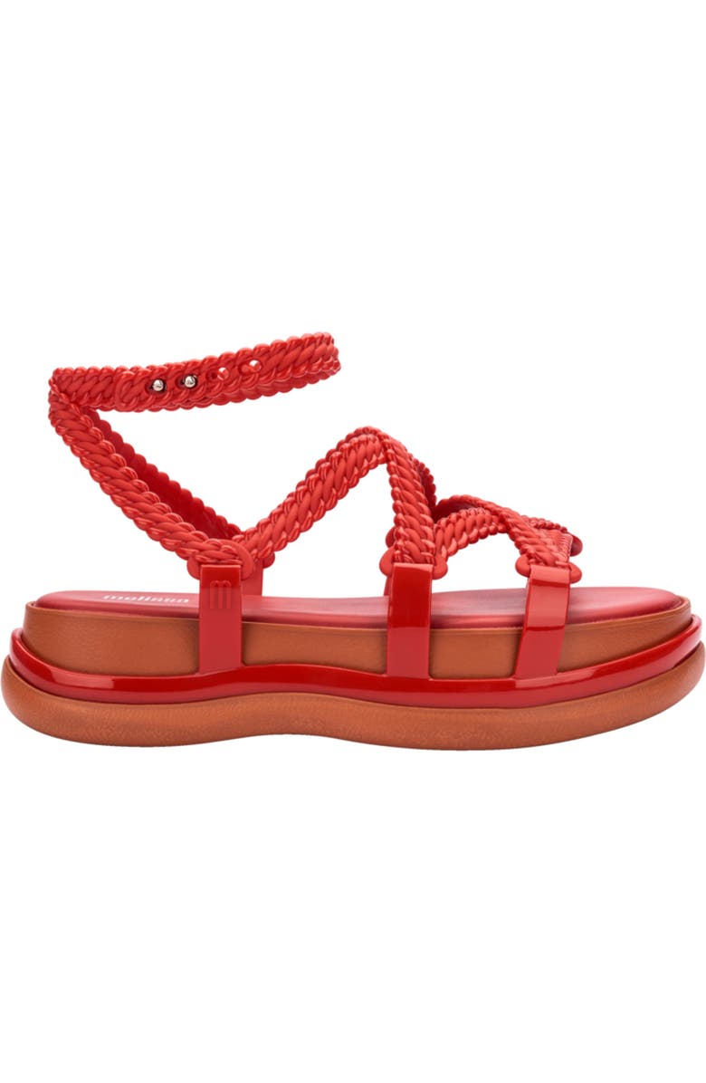 Melissa Buzios Braided Platform Sandal, Alternate, color,