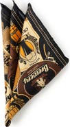 Cufflinks, Inc. Beer Fan Silk Pocket Square