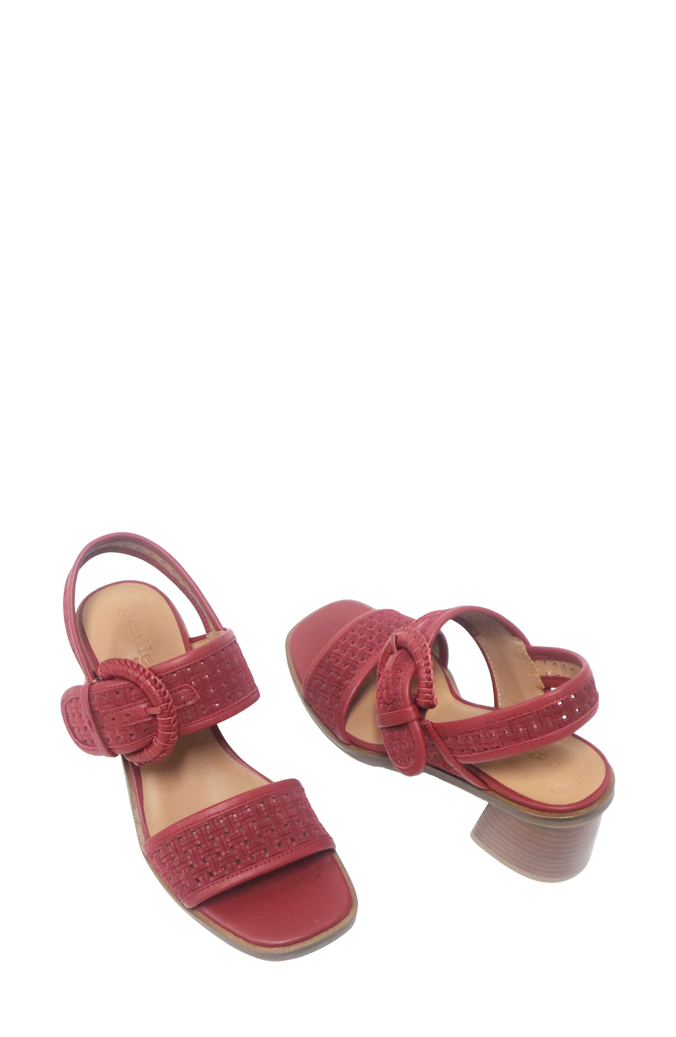 Mystic Slingback Sandal, Alternate, color, RED DAHLIA SUEDE