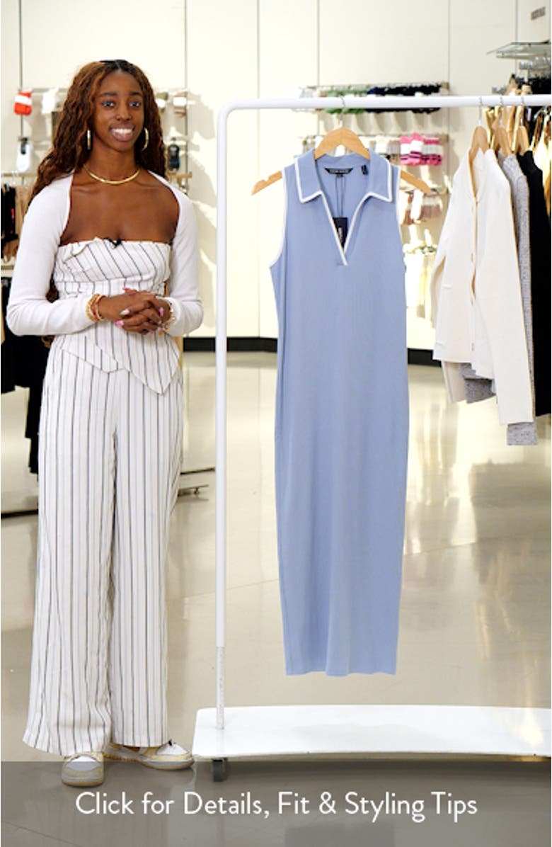 Darien Stretch Cotton Polo Dress, sales video thumbnail