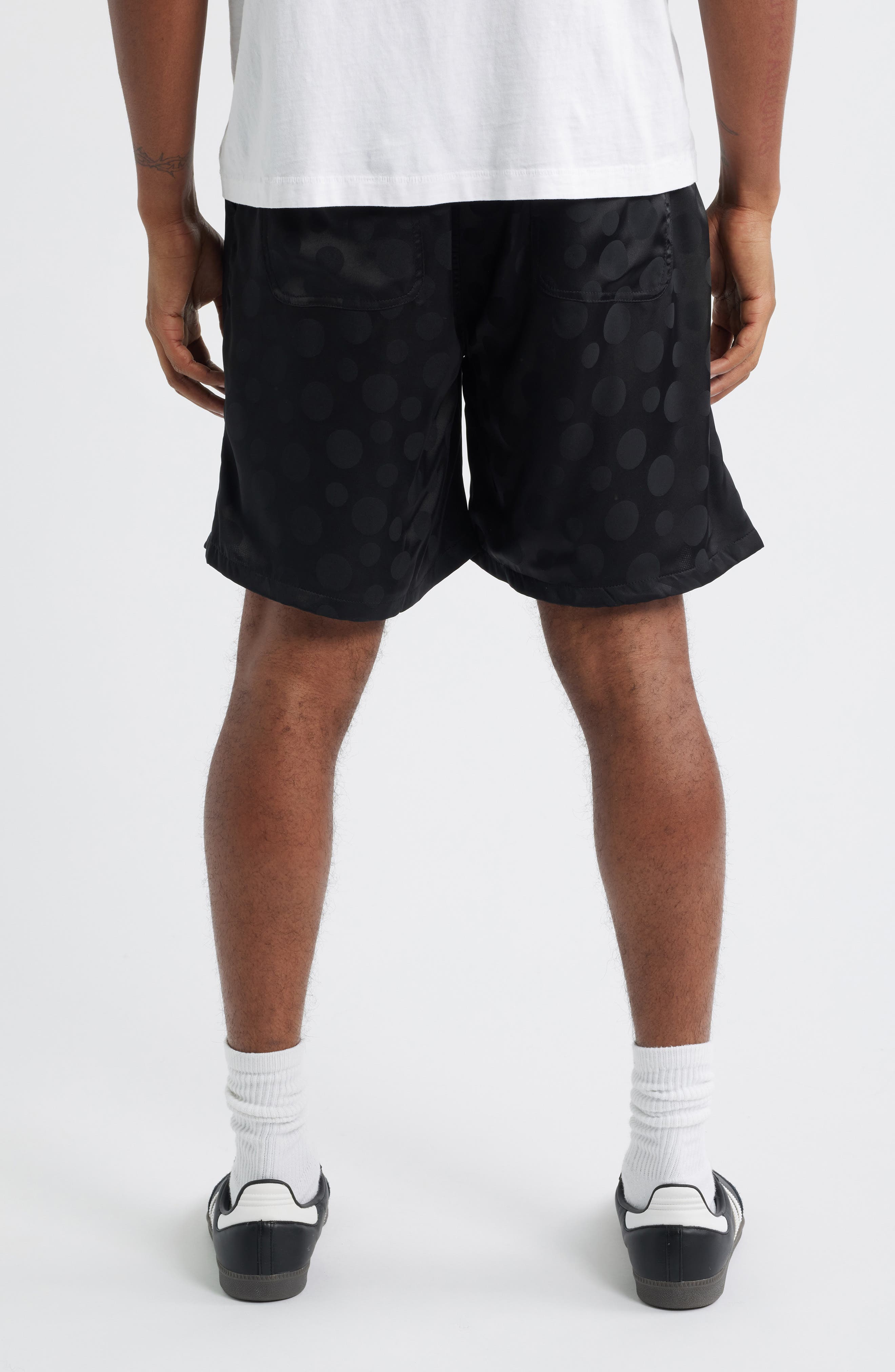 Polka Dot Drawstring Shorts - image 2