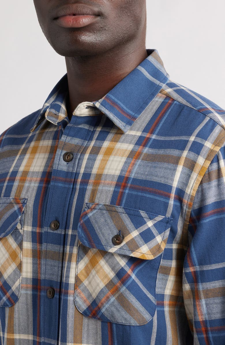 Pendleton Beach Shack Plaid Button-Up Shirt, Alternate, color, Navy Multi Plaid