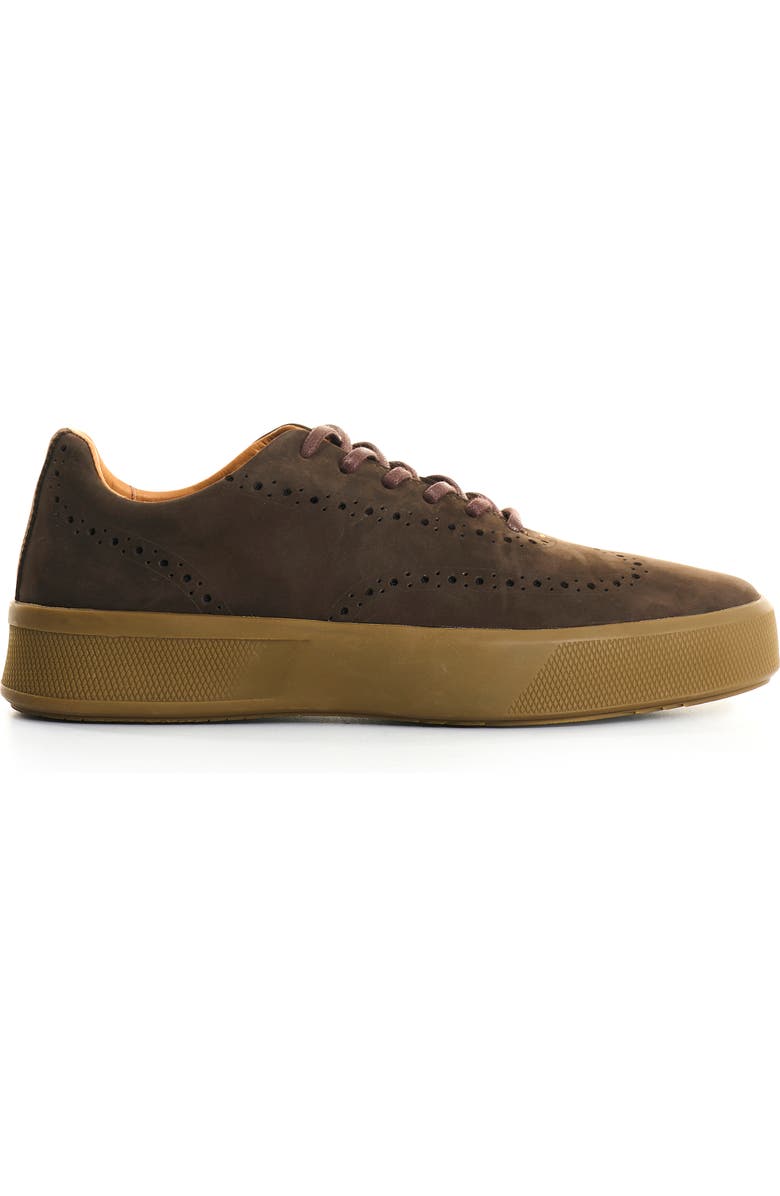 Velez Suede Leather Lace-Up Shoes, Main, color, Brown