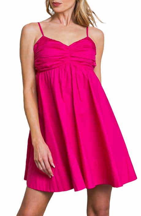 FLYING TOMATO Sweetheart Neck Minidress