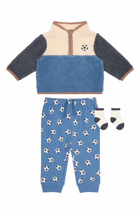 High Pile Fleece Jacket, Joggers & Socks Set