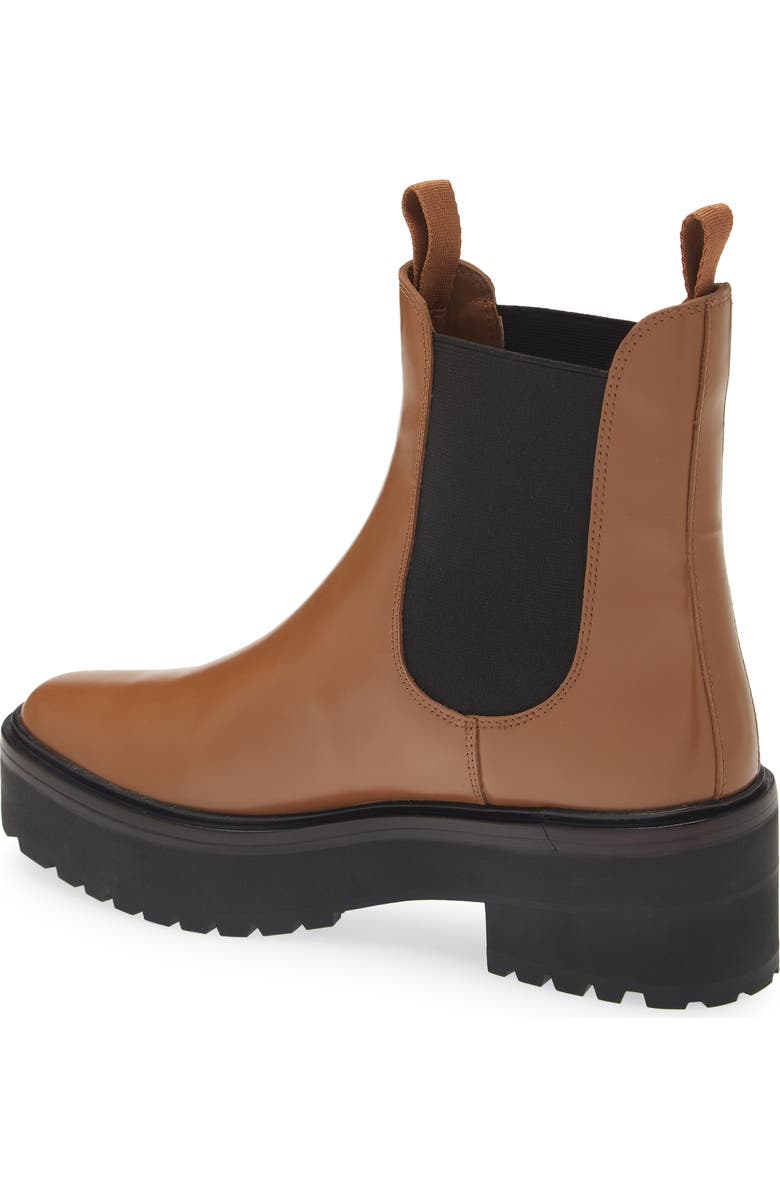 Loeffler Randall Reggie Lug Sole Chelsea Boot, Alternate, color, Safari